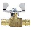 Apollo Expansion Pex 1/2 in. Brass PEX-A Barb Ball Valve with Tee Handle EPXV12T